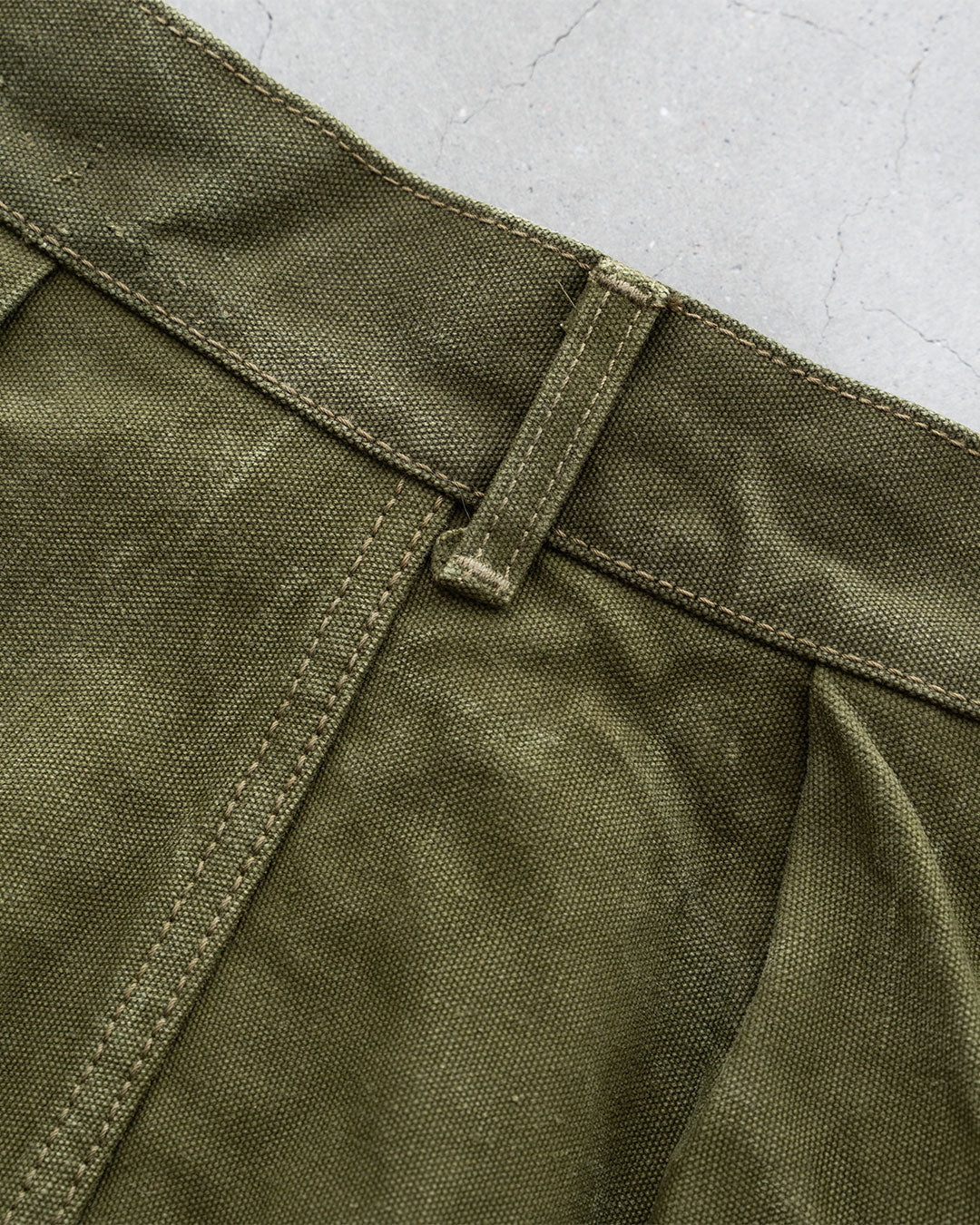 【HEXICO】Side Cargo Shorts 『US Military 40-70s Duffel Bag Cotton With 13 Stars Button』②
