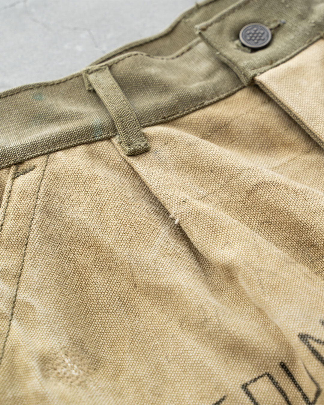 【HEXICO】Side Cargo Shorts 『US Military 40-70s Duffel Bag Cotton With 13 Stars Button』③