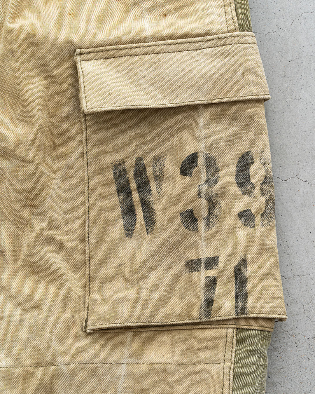 【HEXICO】Side Cargo Shorts 『US Military 40-70s Duffel Bag Cotton With 13 Stars Button』③