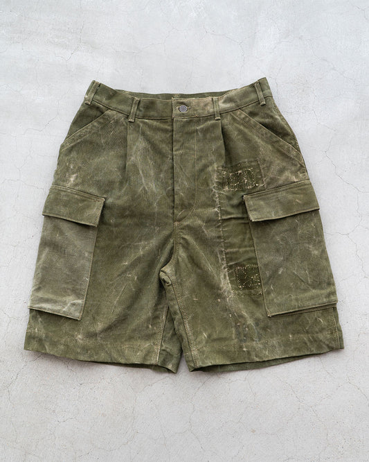 【HEXICO】Side Cargo Shorts 『US Military 40-70s Duffel Bag Cotton With 13 Stars Button』④
