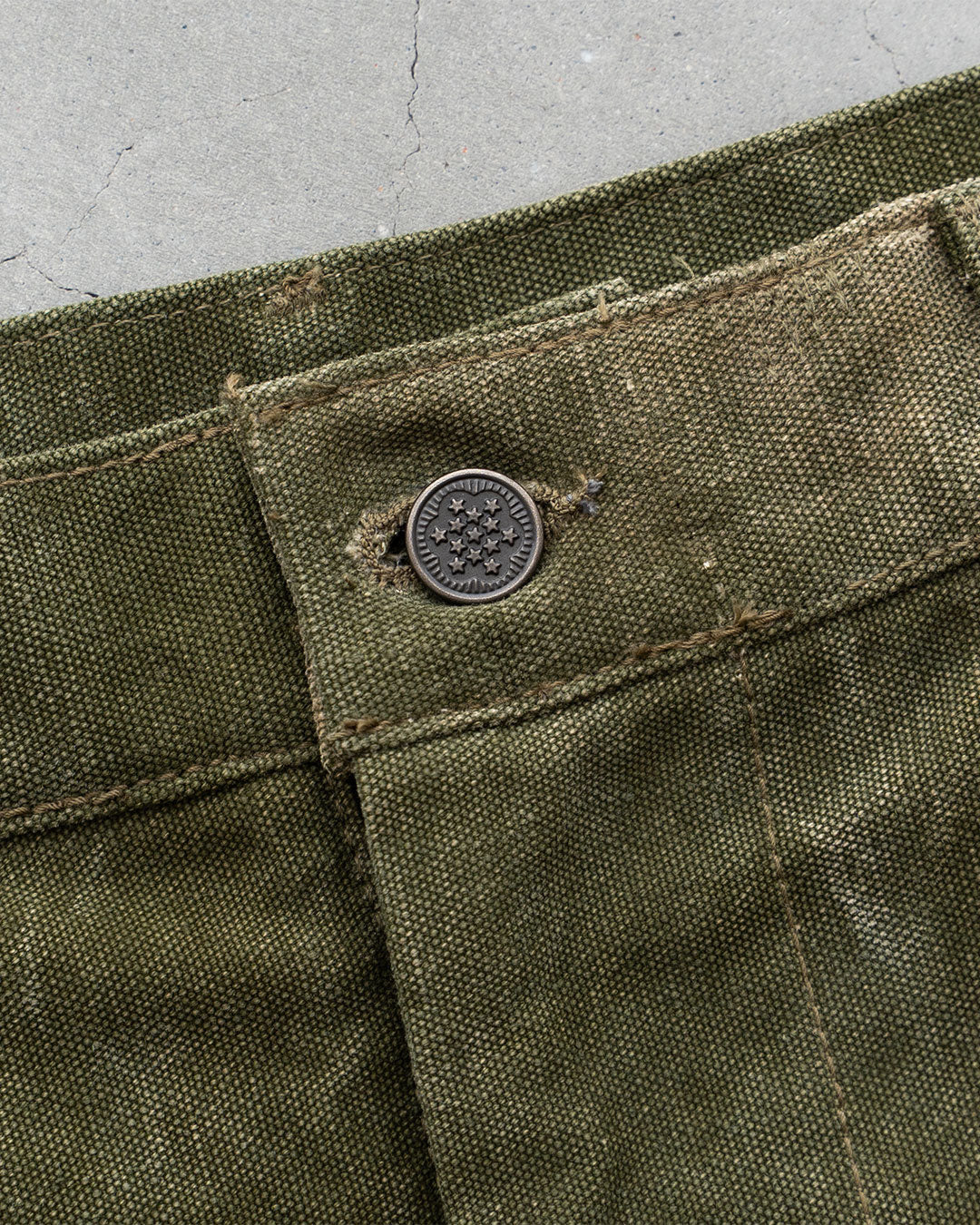 【HEXICO】Side Cargo Shorts 『US Military 40-70s Duffel Bag Cotton With 13 Stars Button』④