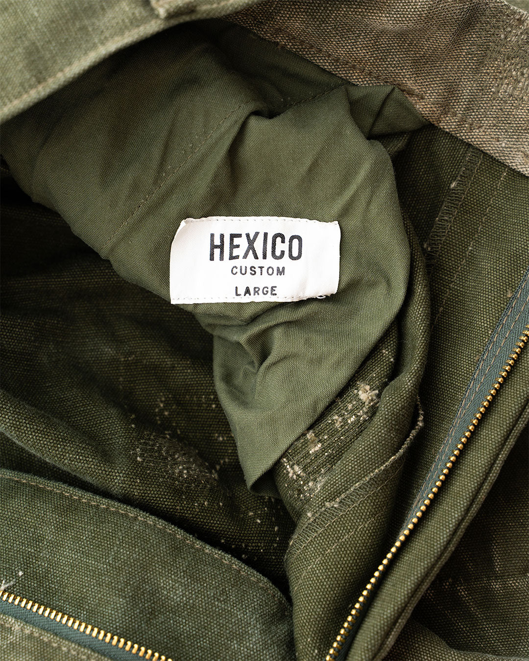 【HEXICO】Side Cargo Shorts 『US Military 40-70s Duffel Bag Cotton With 13 Stars Button』④