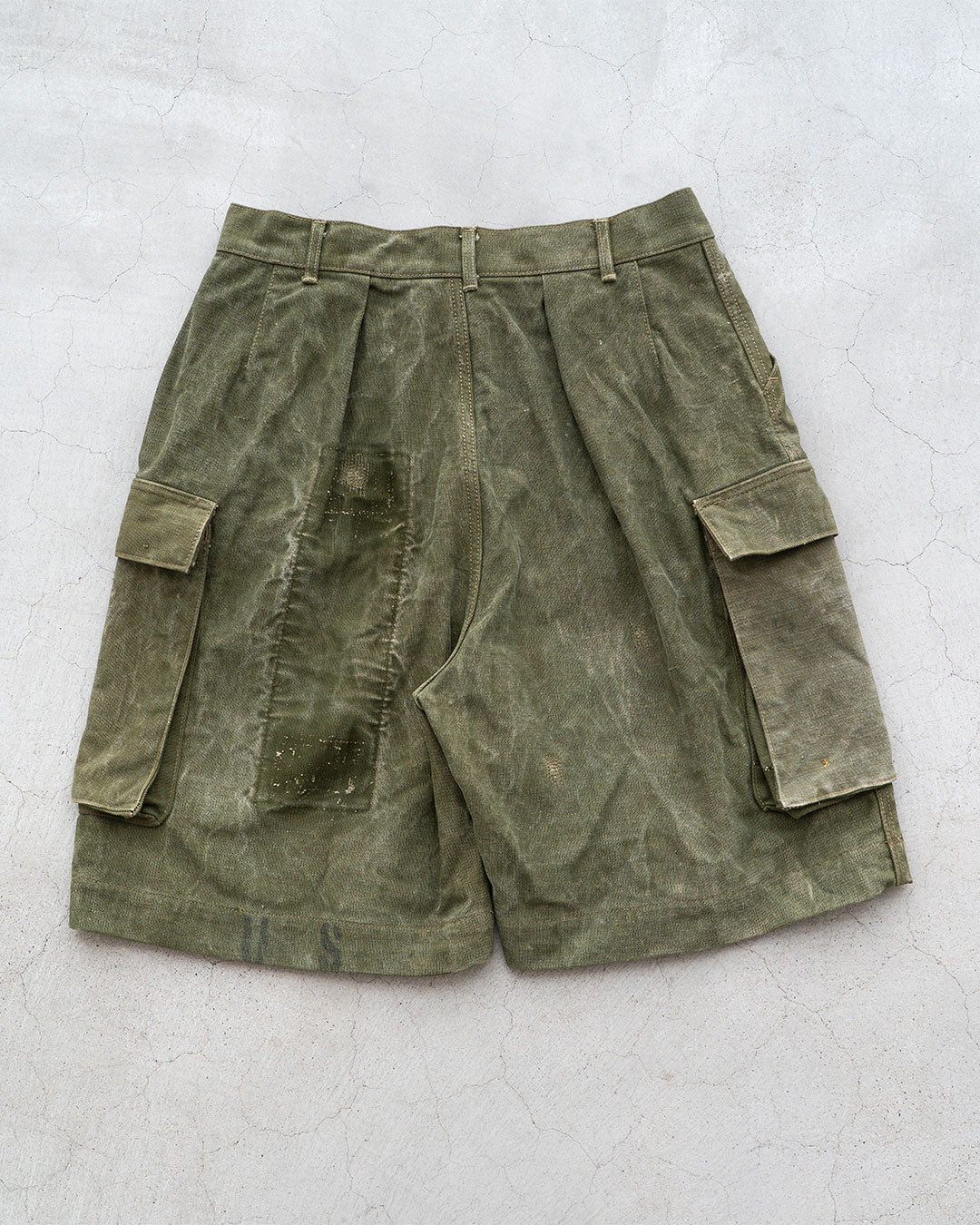 【HEXICO】Side Cargo Shorts 『US Military 40-70s Duffel Bag Cotton With 13 Stars Button』④