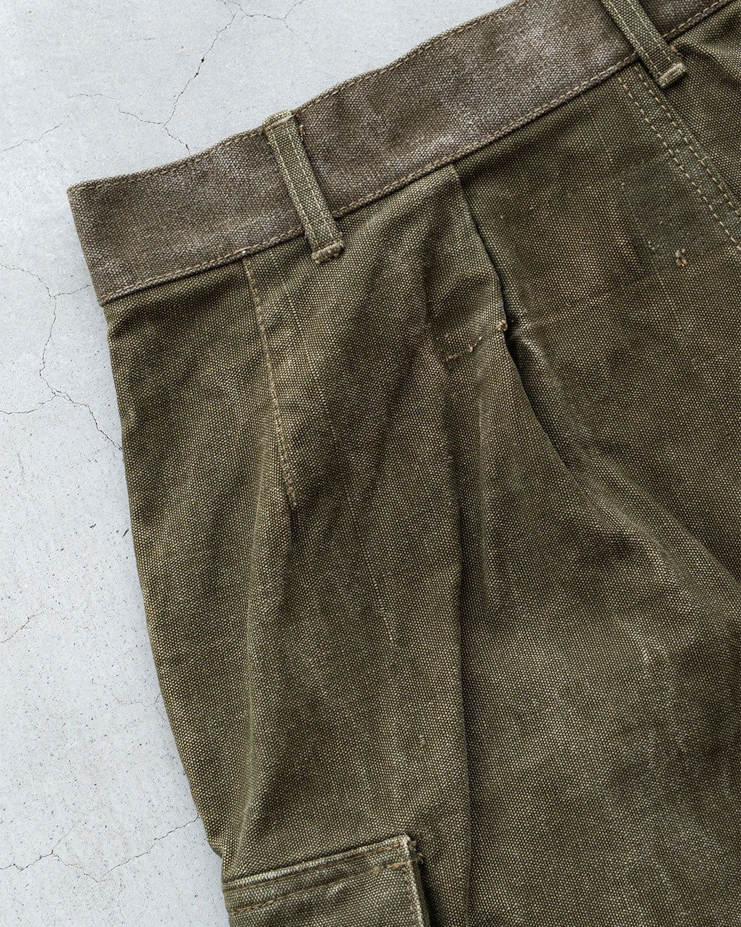 【HEXICO】Side Cargo Shorts 『US Military 40-70s Duffel Bag Cotton With 13 Stars Button』⑤