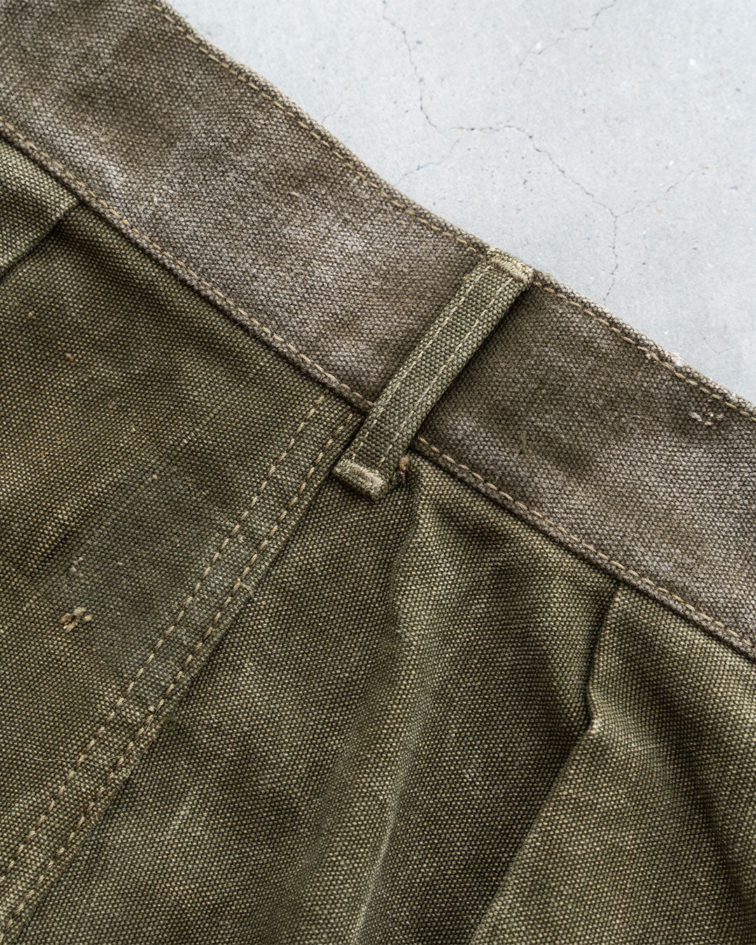 【HEXICO】Side Cargo Shorts 『US Military 40-70s Duffel Bag Cotton With 13 Stars Button』⑤
