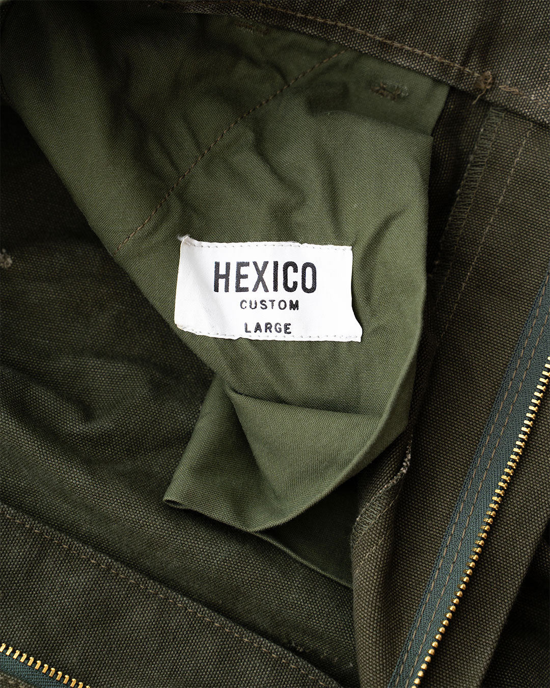 【HEXICO】Side Cargo Shorts 『US Military 40-70s Duffel Bag Cotton With 13 Stars Button』⑥