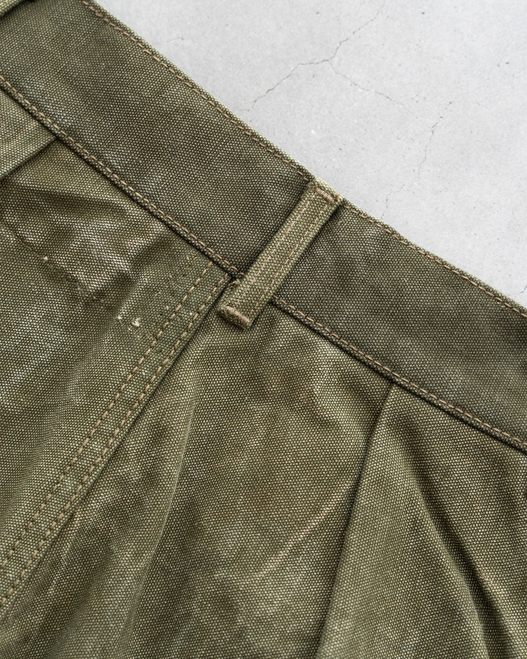 【HEXICO】Side Cargo Shorts 『US Military 40-70s Duffel Bag Cotton With 13 Stars Button』⑥