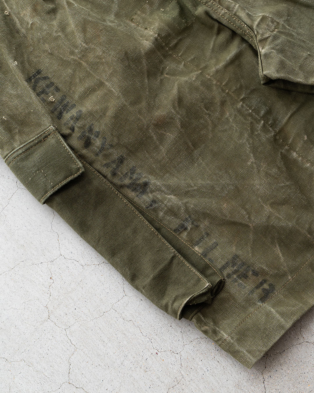 【HEXICO】Side Cargo Shorts 『US Military 40-70s Duffel Bag Cotton With 13 Stars Button』⑥
