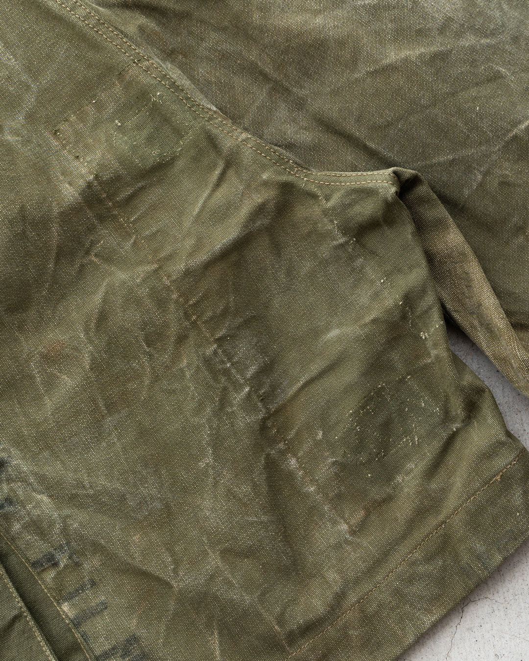 【HEXICO】Side Cargo Shorts 『US Military 40-70s Duffel Bag Cotton With 13 Stars Button』⑥