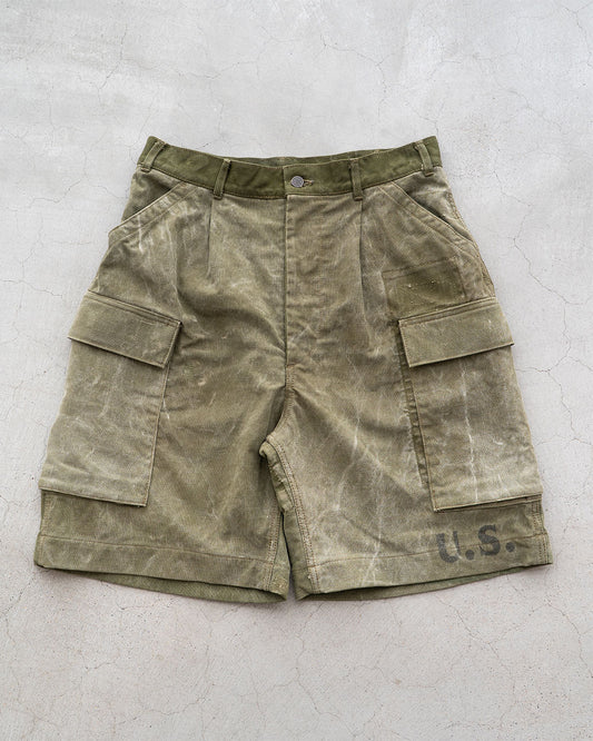 【HEXICO】Side Cargo Shorts 『US Military 40-70s Duffel Bag Cotton With 13 Stars Button』⑧