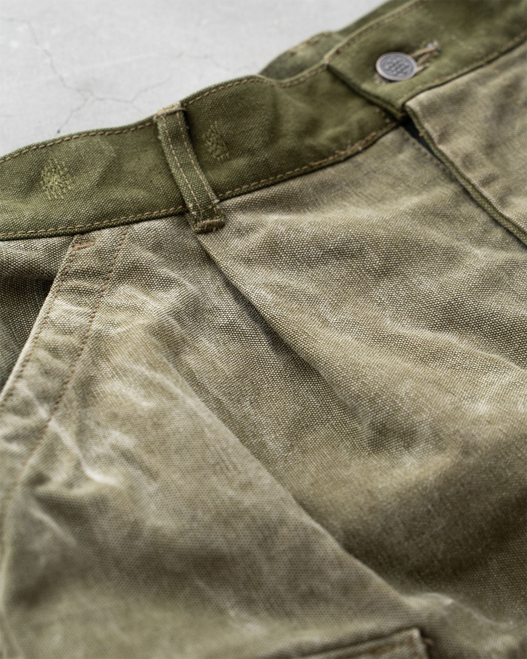 【HEXICO】Side Cargo Shorts 『US Military 40-70s Duffel Bag Cotton With 13 Stars Button』⑧