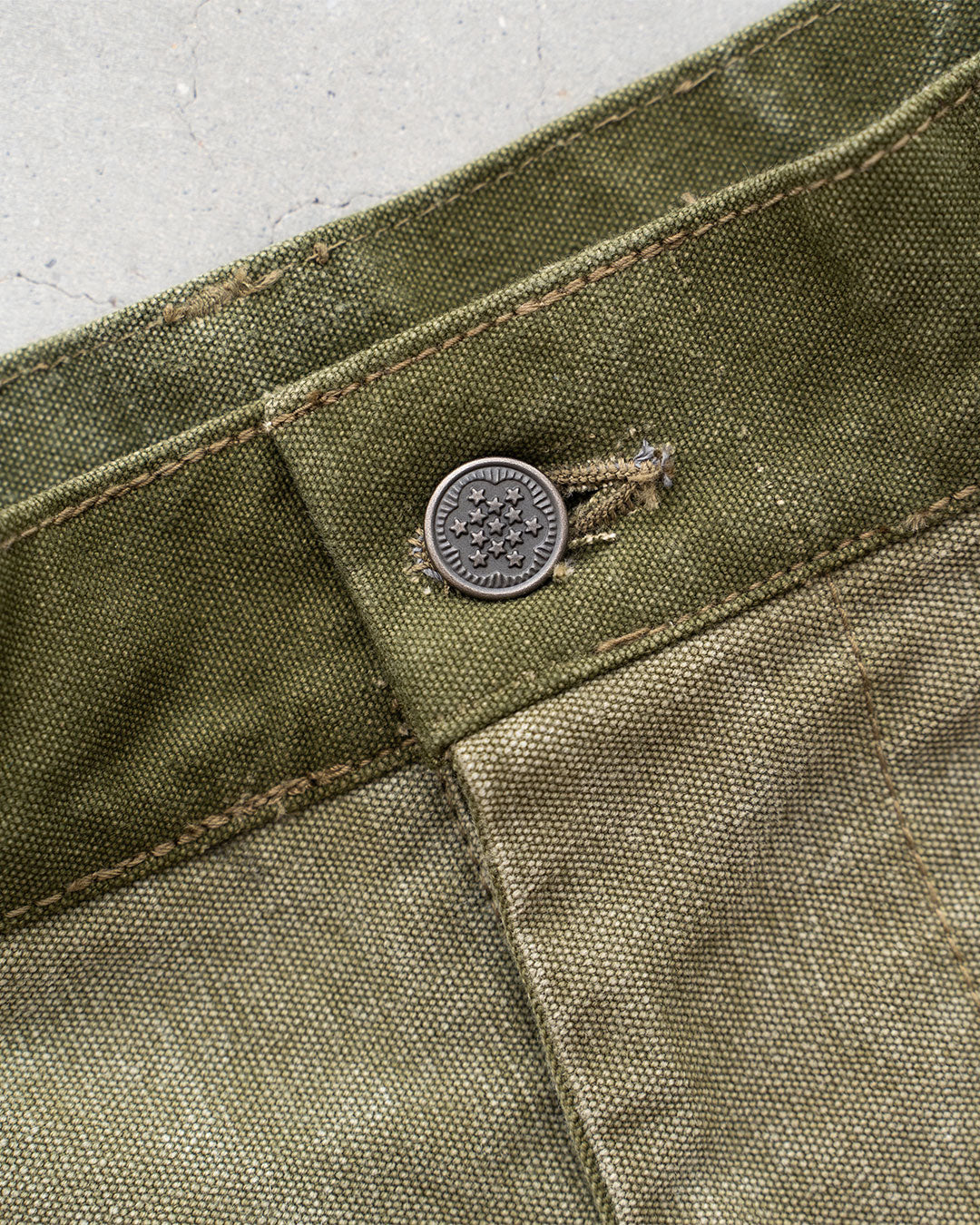 【HEXICO】Side Cargo Shorts 『US Military 40-70s Duffel Bag Cotton With 13 Stars Button』⑧