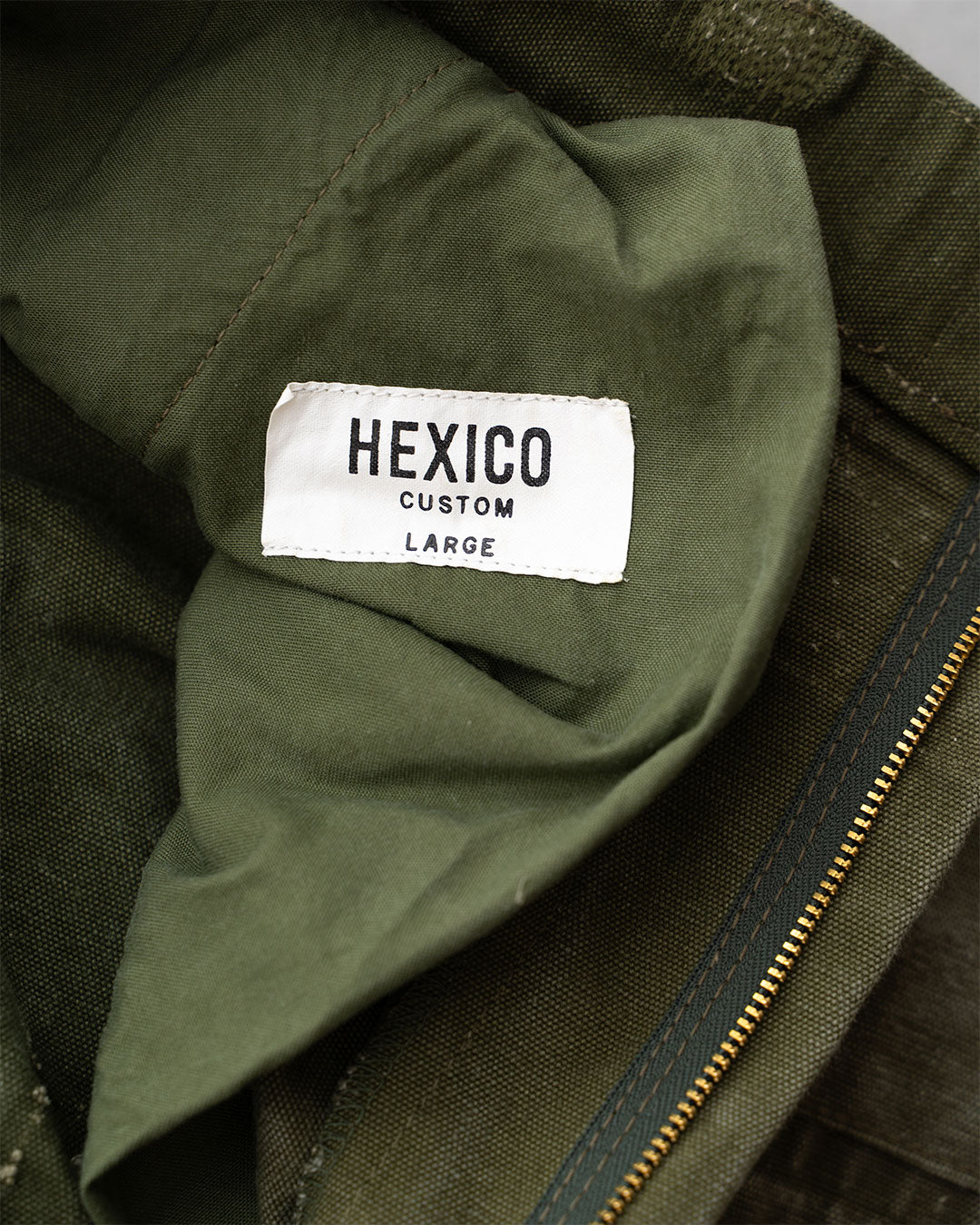 【HEXICO】Side Cargo Shorts 『US Military 40-70s Duffel Bag Cotton With 13 Stars Button』⑧