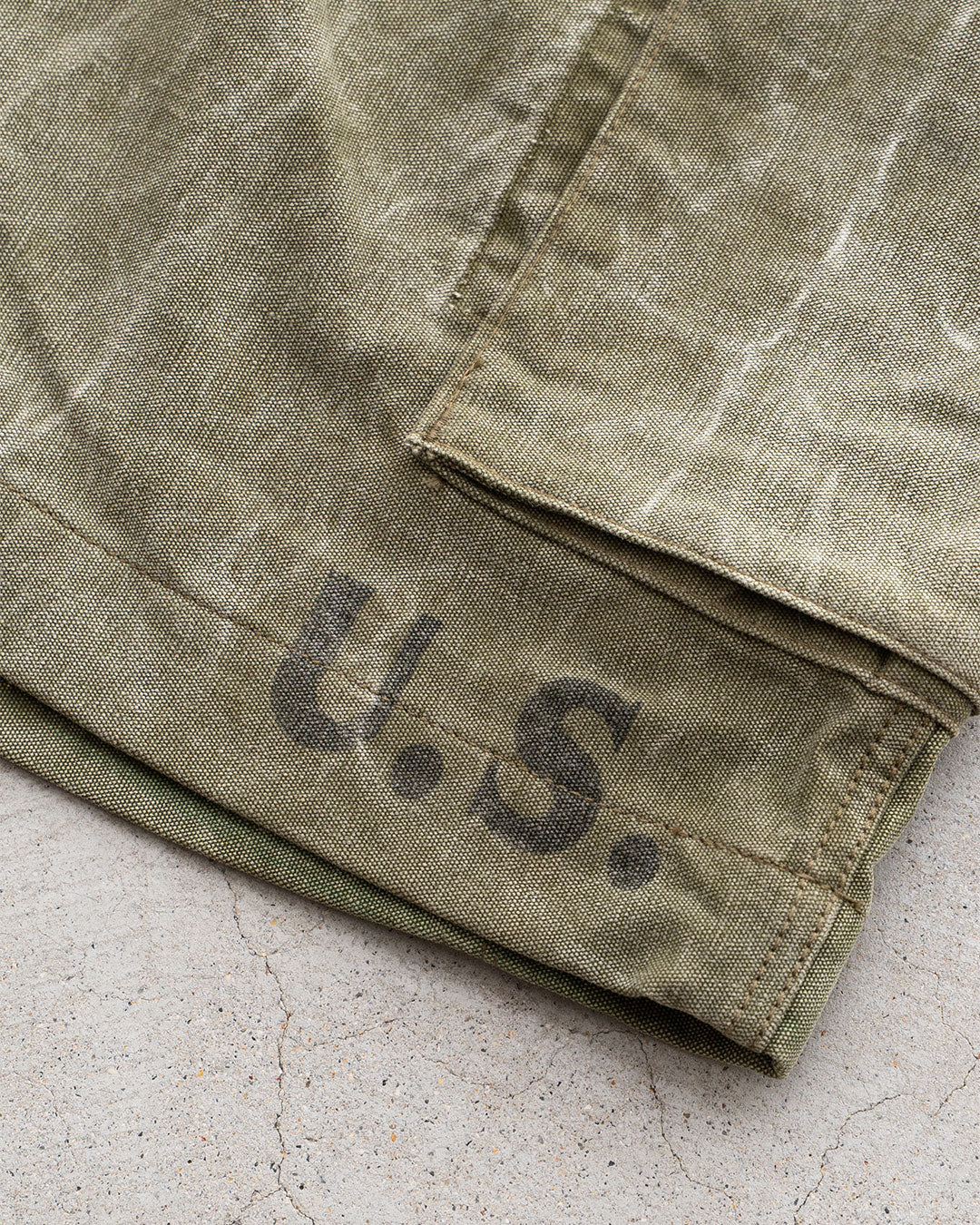 【HEXICO】Side Cargo Shorts 『US Military 40-70s Duffel Bag Cotton With 13 Stars Button』⑧