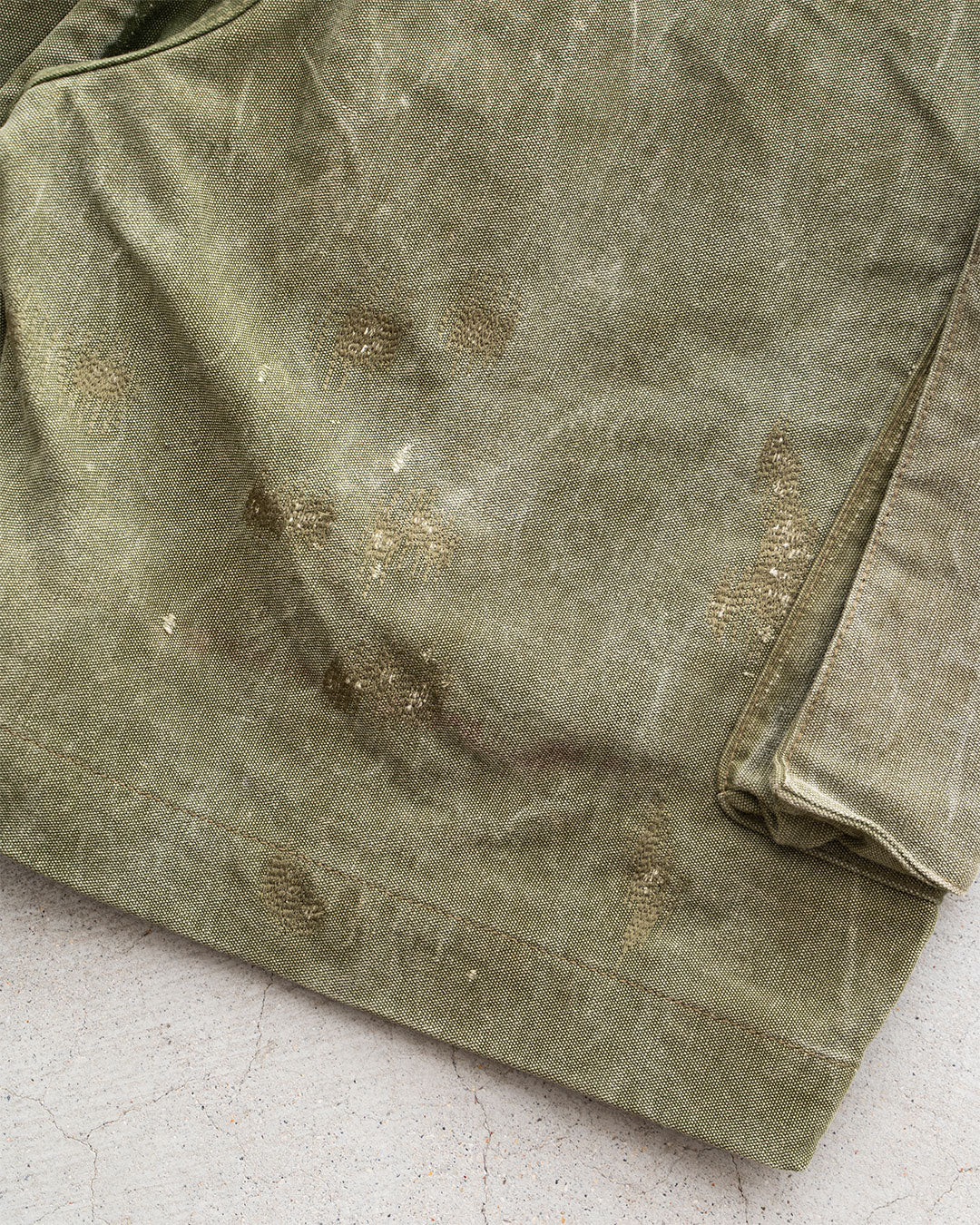 【HEXICO】Side Cargo Shorts 『US Military 40-70s Duffel Bag Cotton With 13 Stars Button』⑧