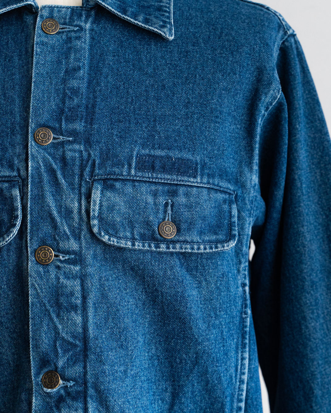 【DEADSTOCK】90s French Laposte Denim Jacket 『Made By Armor-lux』