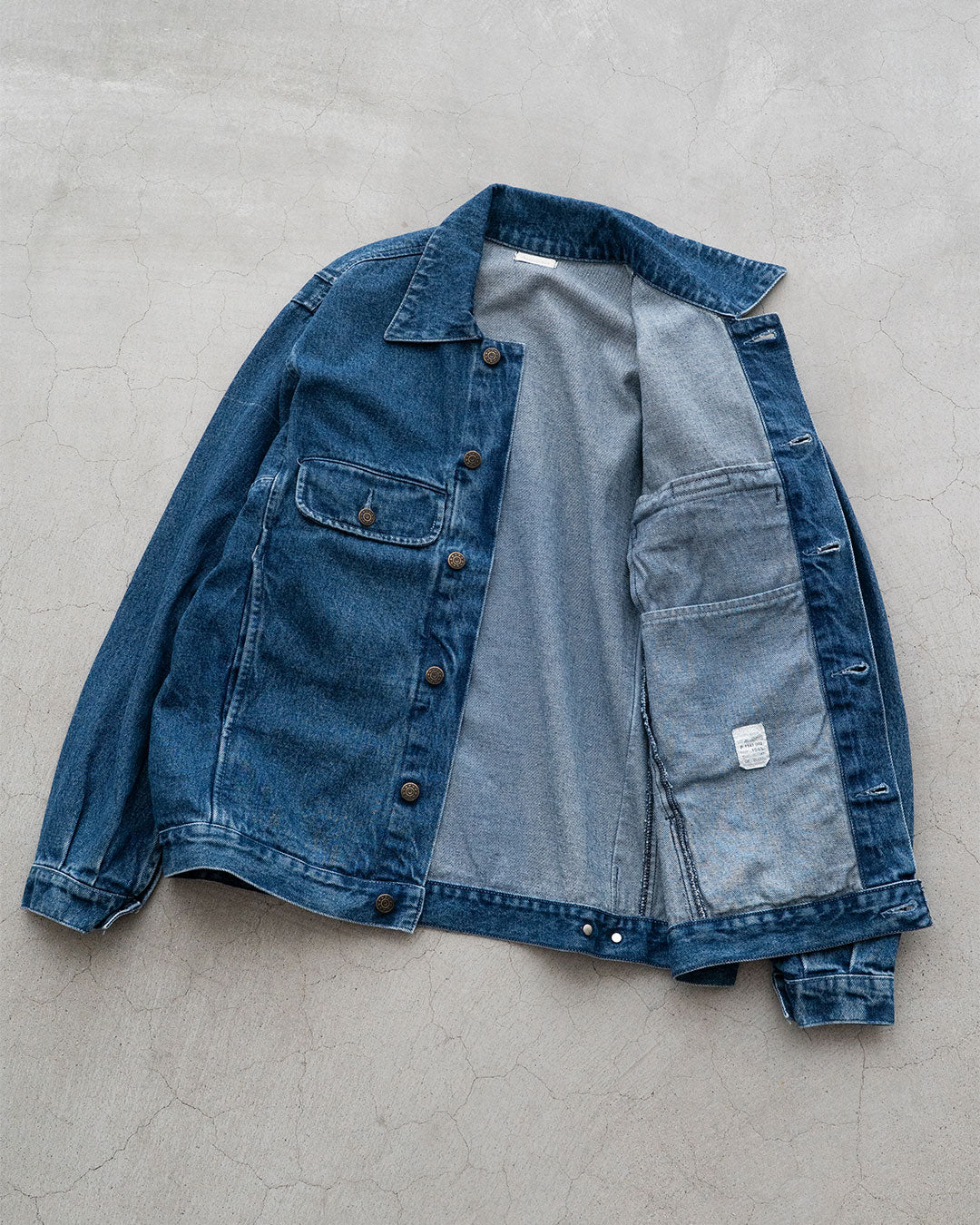 【DEADSTOCK】90s French Laposte Denim Jacket 『Made By Armor-lux』