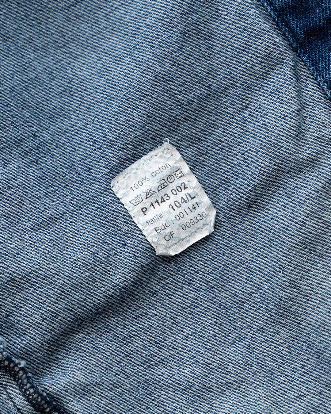 【DEADSTOCK】90s French Laposte Denim Jacket 『Made By Armor-lux』