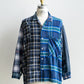 【Made By Sunny Side Up】Remake Patchwork Flannel Shirts ①