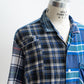 【Made By Sunny Side Up】Remake Patchwork Flannel Shirts ①