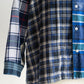 【Made By Sunny Side Up】Remake Patchwork Flannel Shirts ①