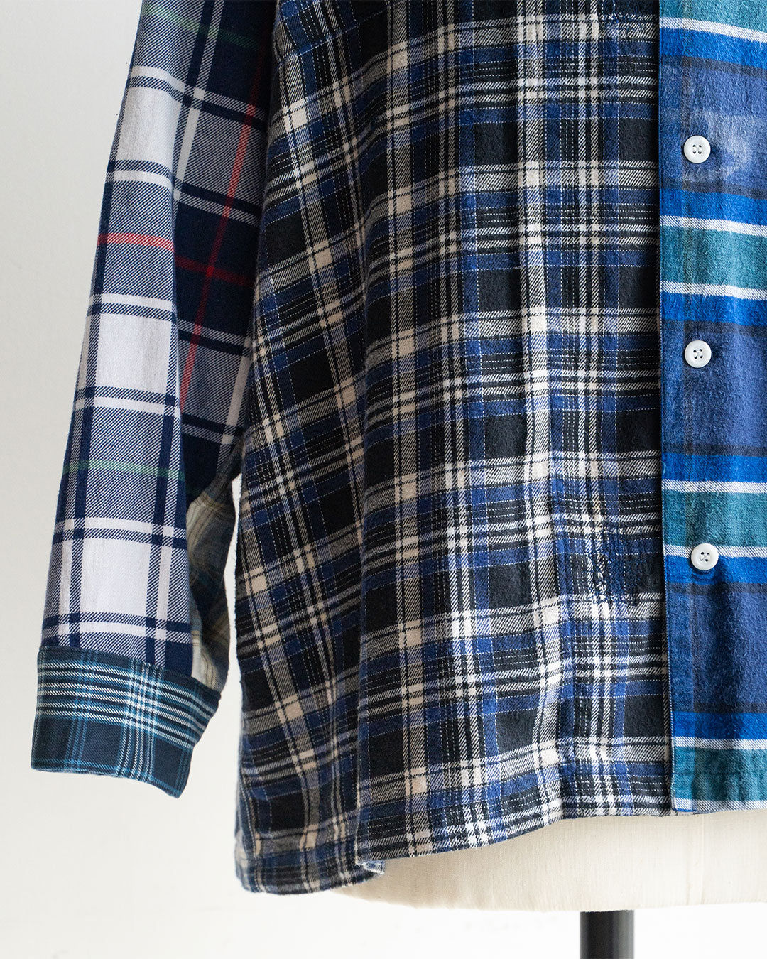 【Made By Sunny Side Up】Remake Patchwork Flannel Shirts ①