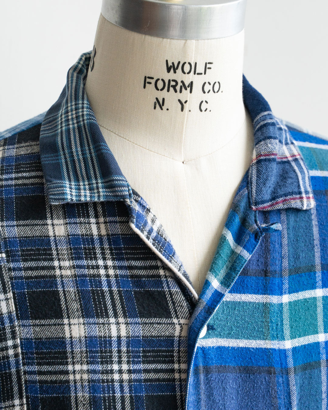 【Made By Sunny Side Up】Remake Patchwork Flannel Shirts ①