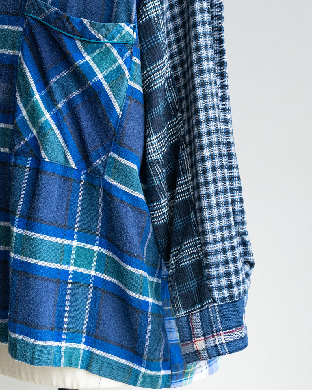 【Made By Sunny Side Up】Remake Patchwork Flannel Shirts ①