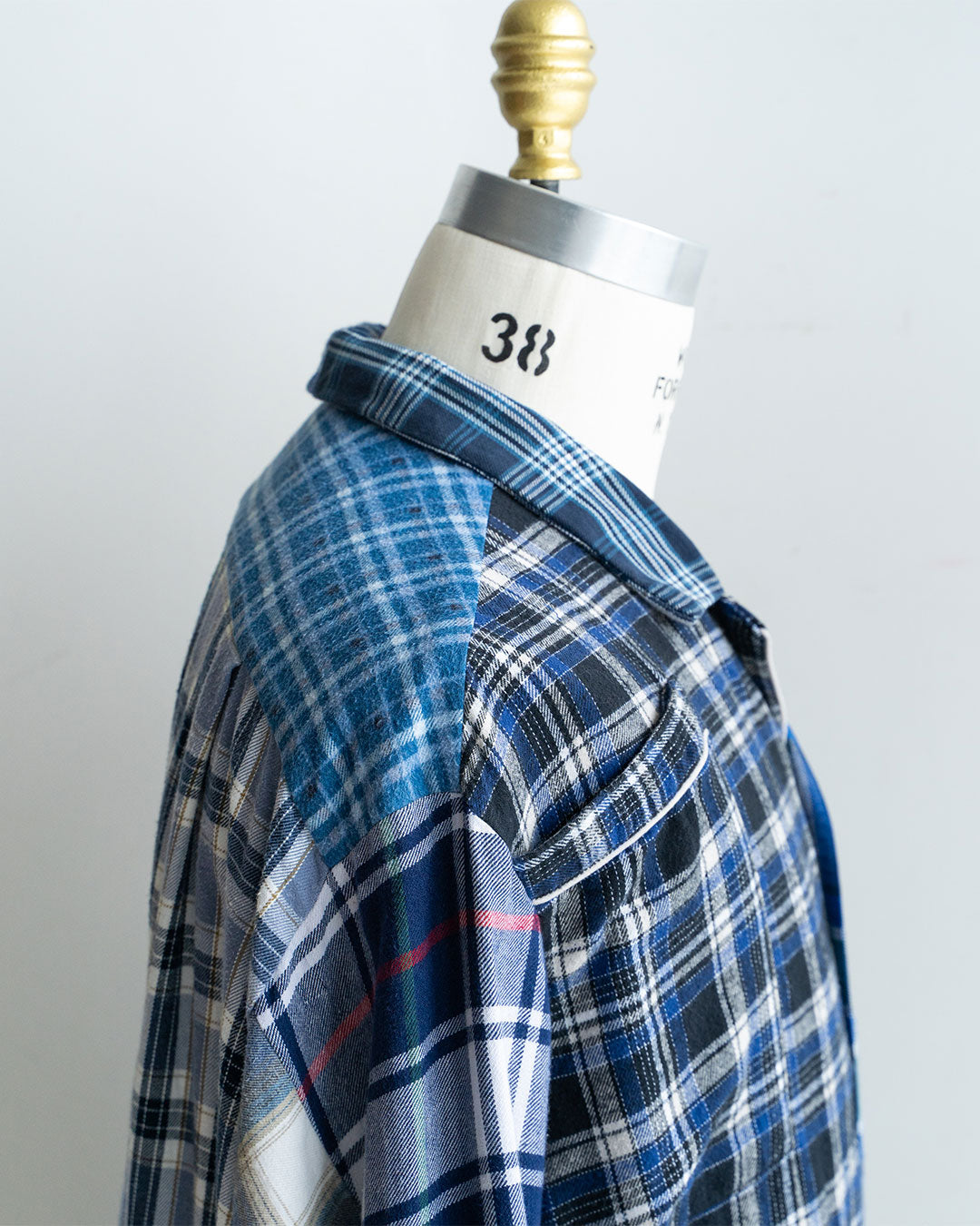 【Made By Sunny Side Up】Remake Patchwork Flannel Shirts ①