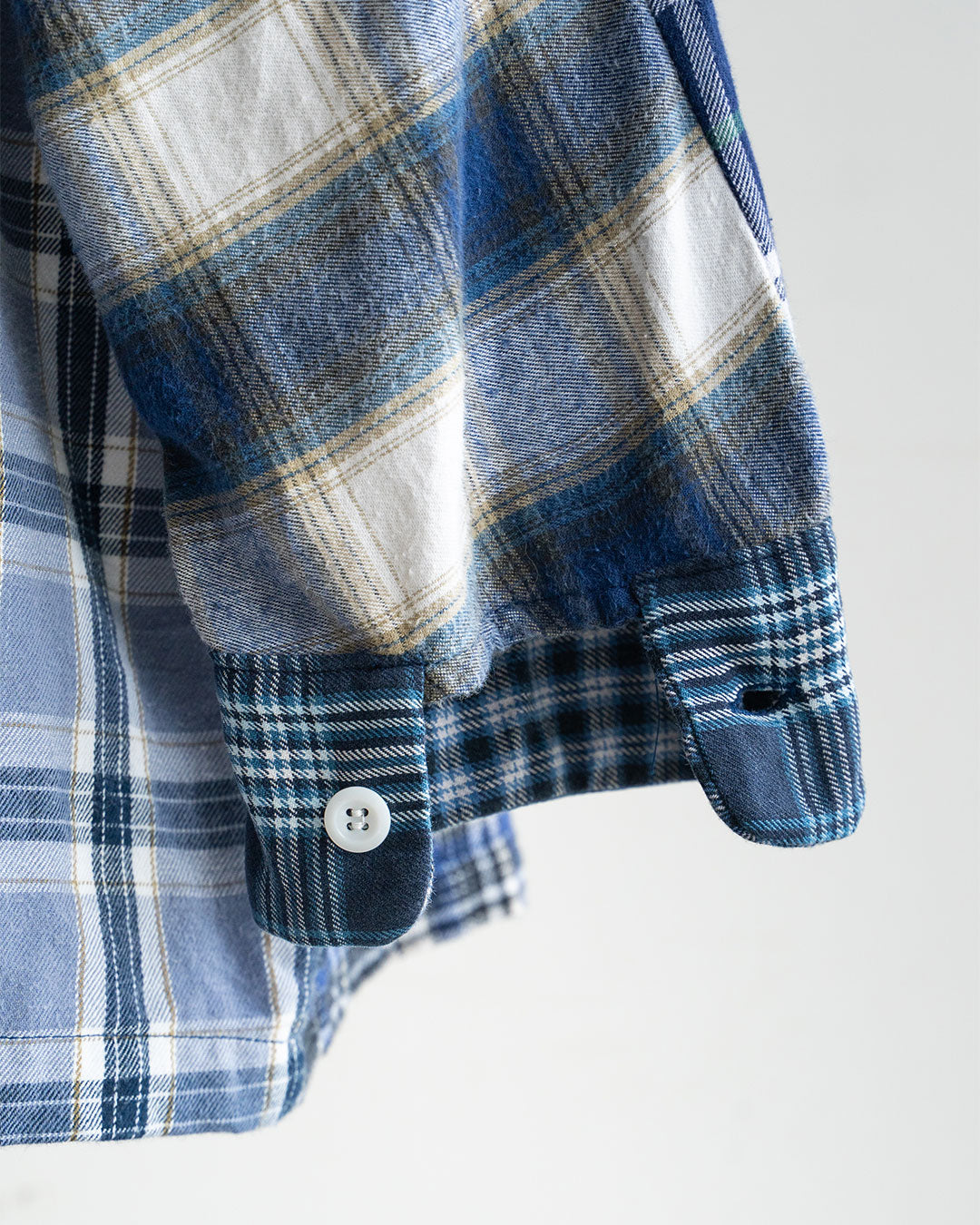 【Made By Sunny Side Up】Remake Patchwork Flannel Shirts ①