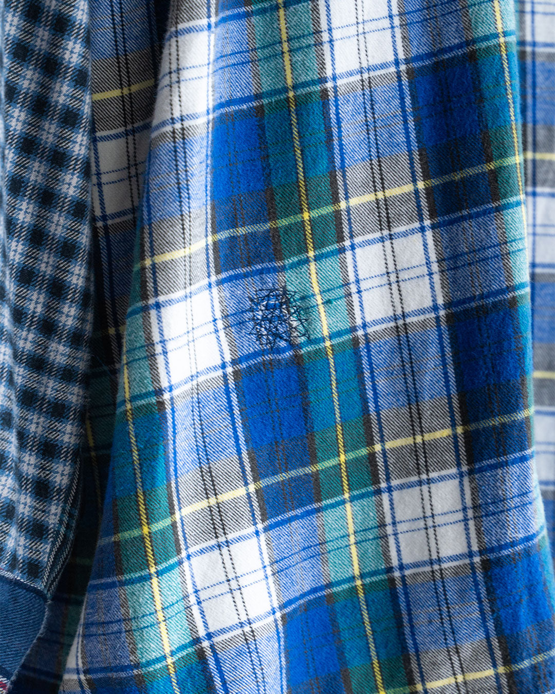 【Made By Sunny Side Up】Remake Patchwork Flannel Shirts ①