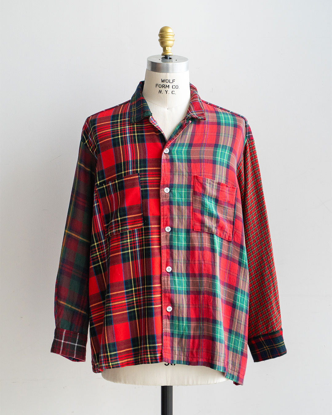 【Made By Sunny Side Up】Remake Patchwork Flannel Shirts ②
