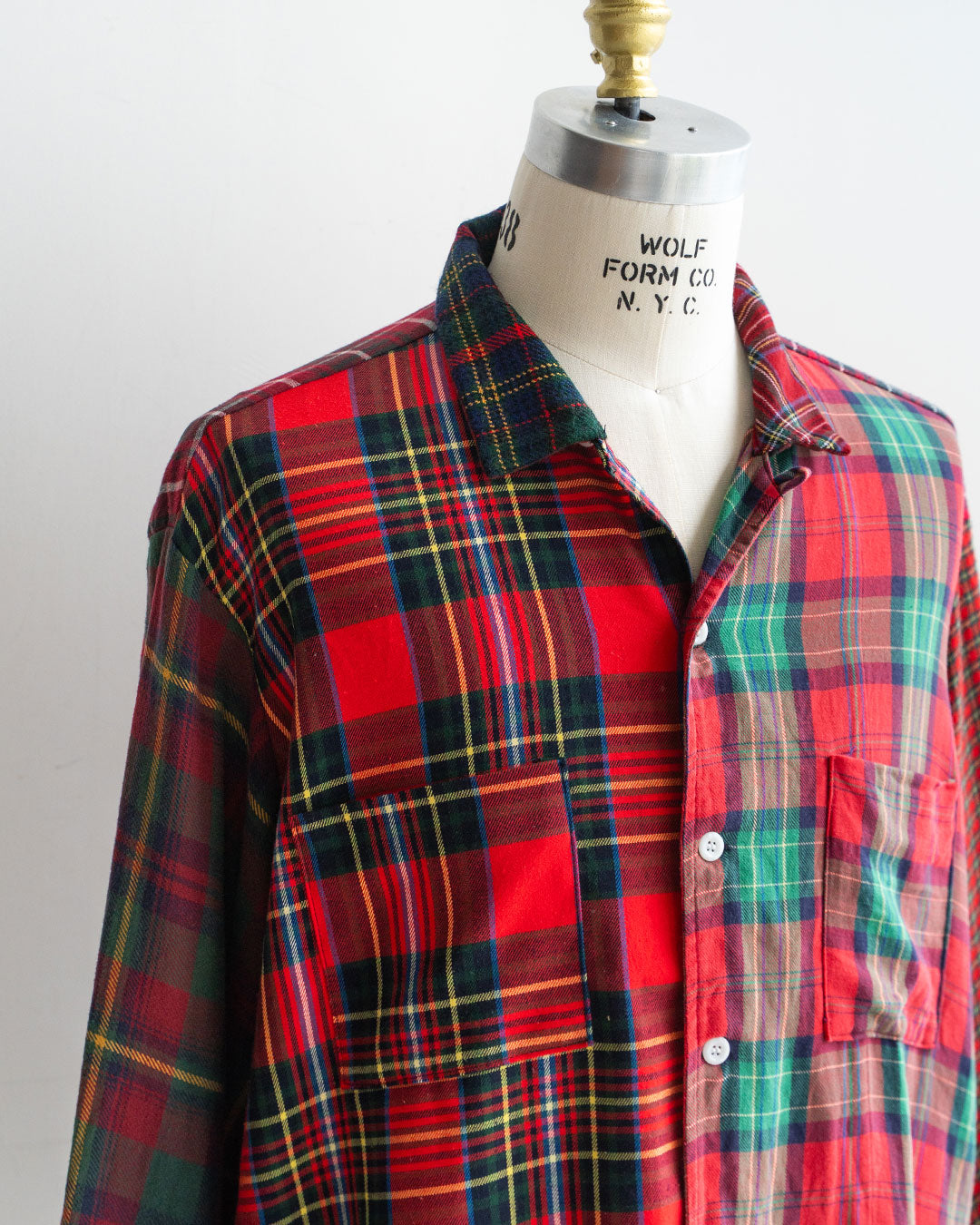 【Made By Sunny Side Up】Remake Patchwork Flannel Shirts ②