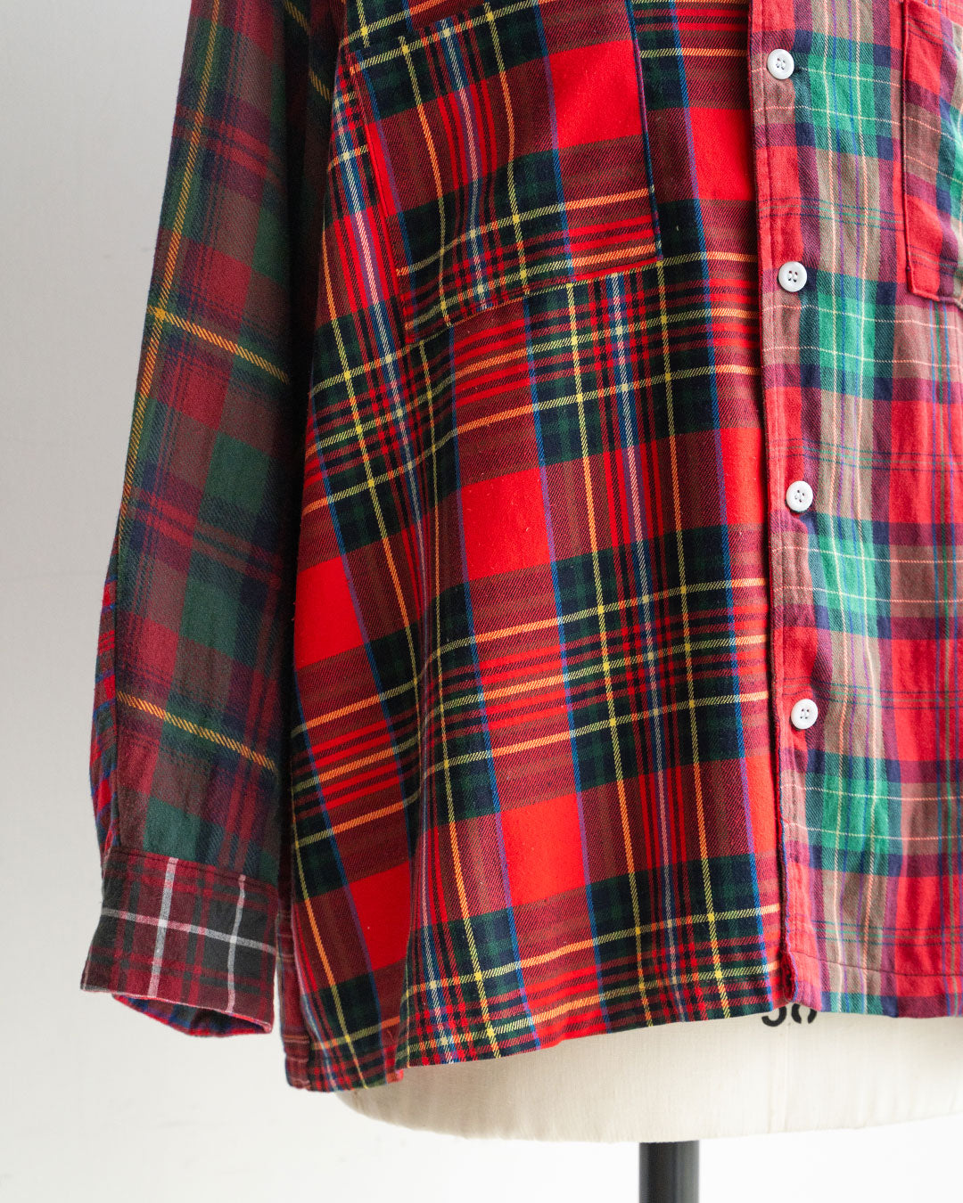 【Made By Sunny Side Up】Remake Patchwork Flannel Shirts ②