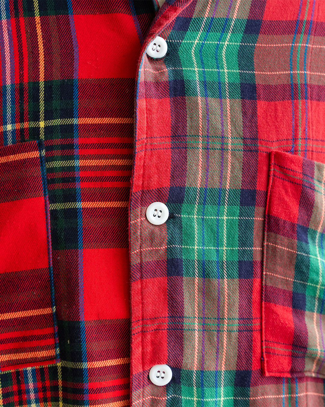 【Made By Sunny Side Up】Remake Patchwork Flannel Shirts ②