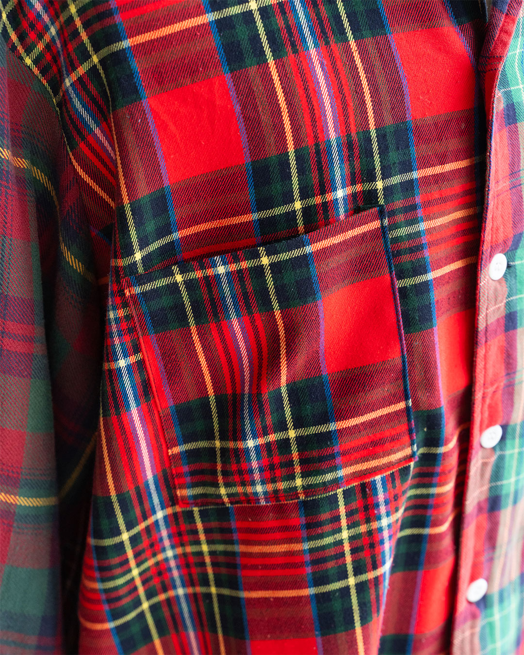 【Made By Sunny Side Up】Remake Patchwork Flannel Shirts ②