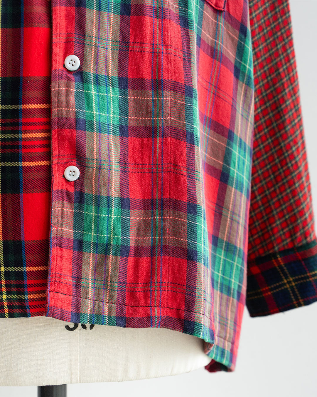 【Made By Sunny Side Up】Remake Patchwork Flannel Shirts ②