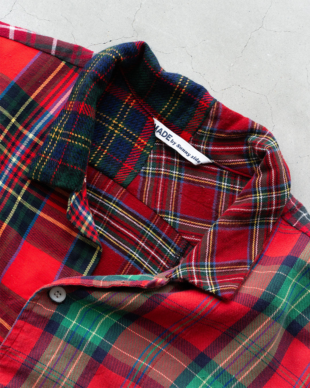【Made By Sunny Side Up】Remake Patchwork Flannel Shirts ②