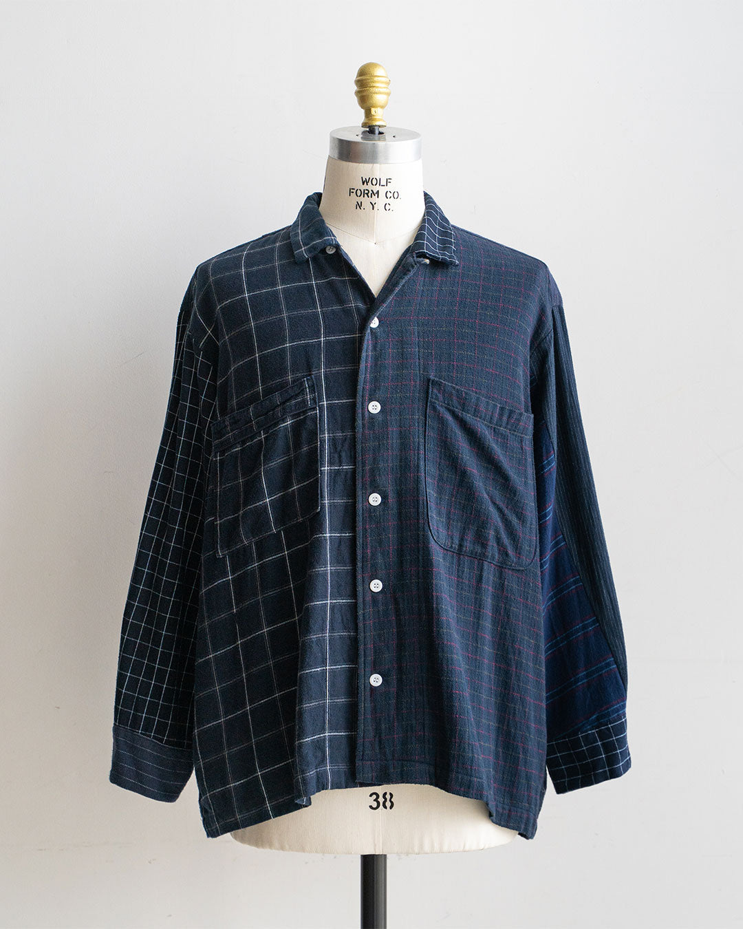 【Made By Sunny Side Up】Remake Patchwork Flannel Shirts ③