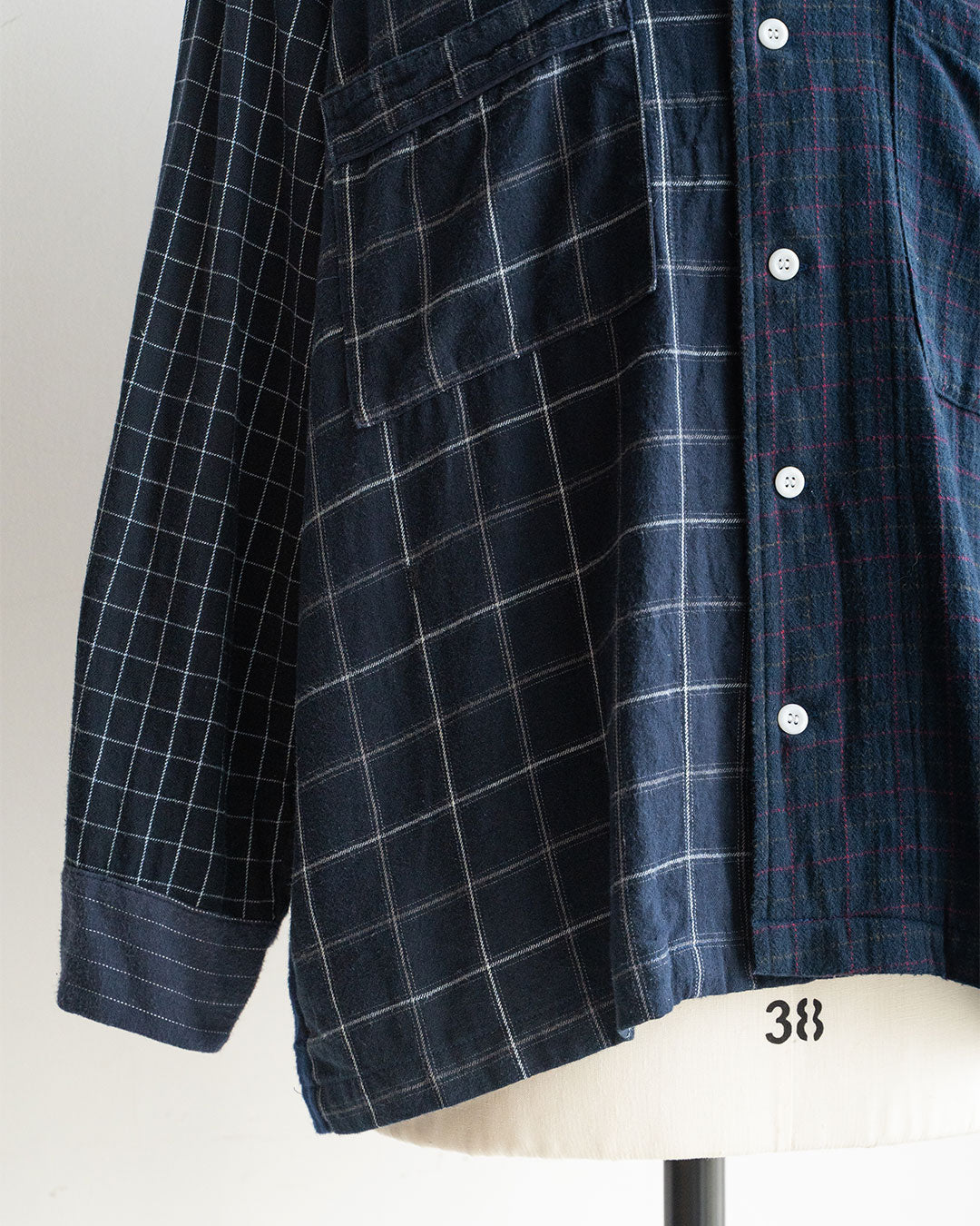 【Made By Sunny Side Up】Remake Patchwork Flannel Shirts ③