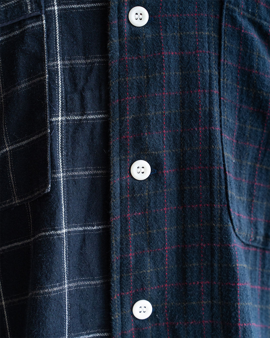 【Made By Sunny Side Up】Remake Patchwork Flannel Shirts ③