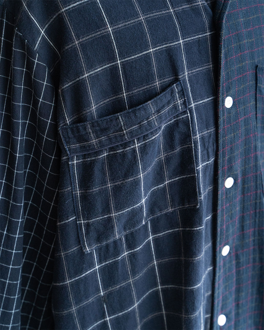 【Made By Sunny Side Up】Remake Patchwork Flannel Shirts ③