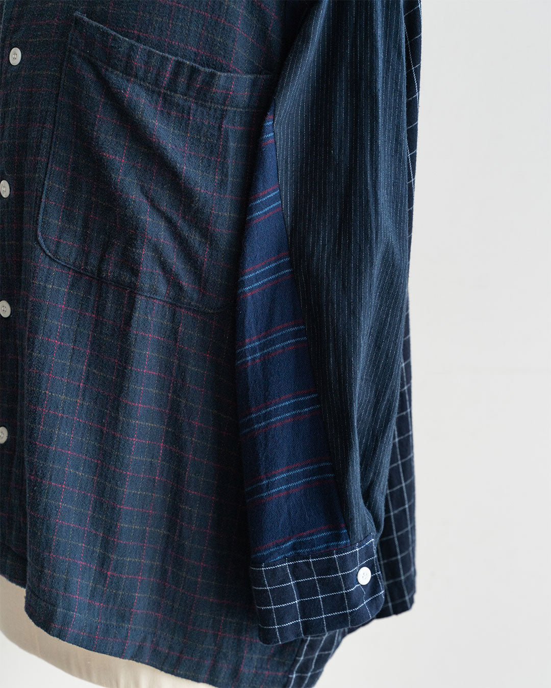 【Made By Sunny Side Up】Remake Patchwork Flannel Shirts ③