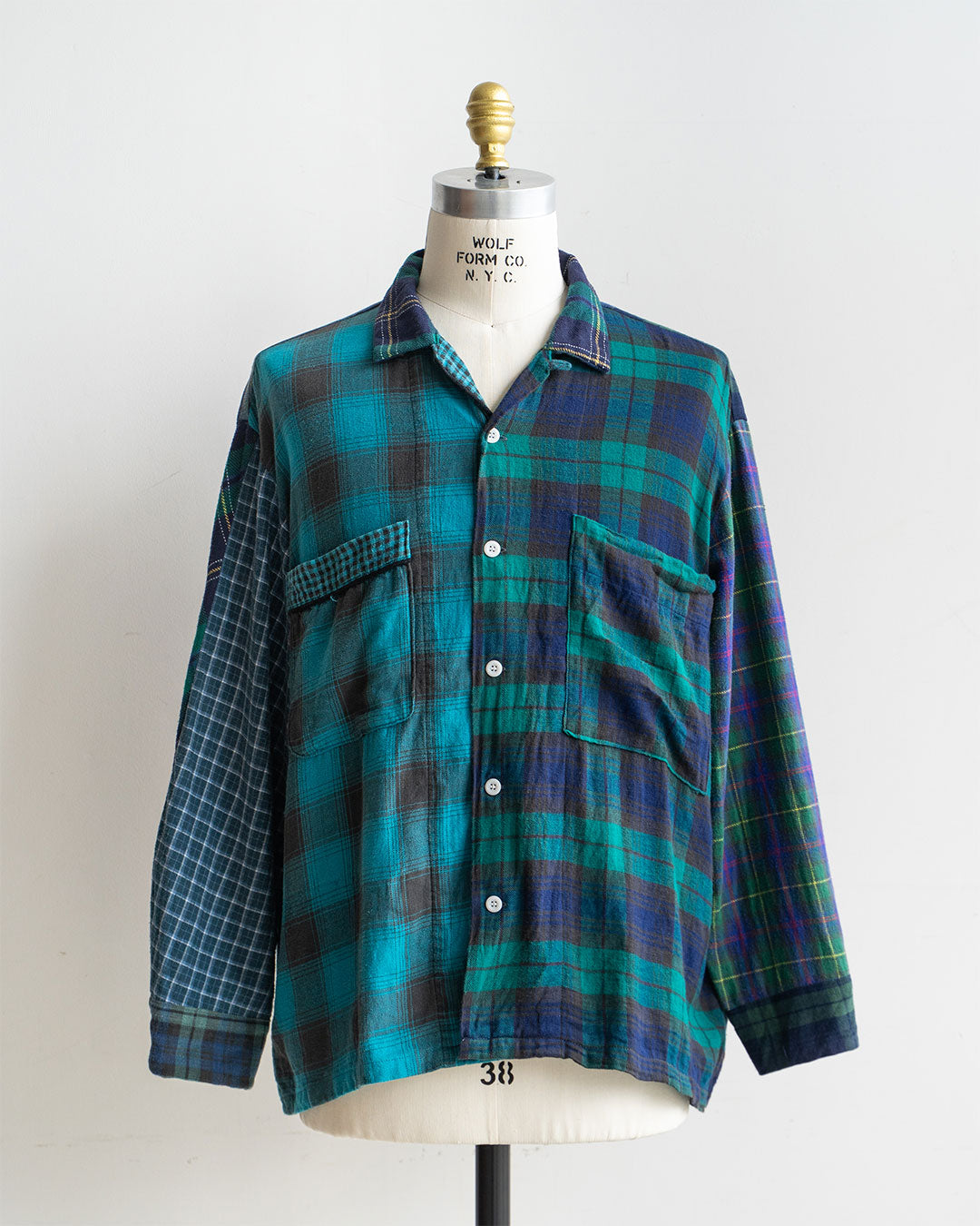 【Made By Sunny Side Up】Remake Patchwork Flannel Shirts ④
