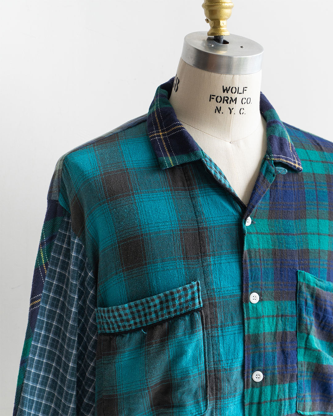 【Made By Sunny Side Up】Remake Patchwork Flannel Shirts ④