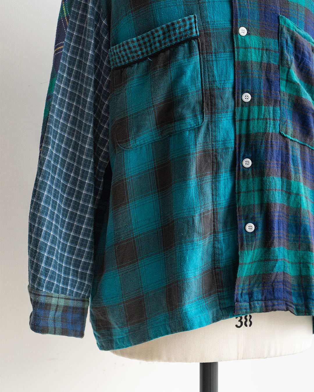 【Made By Sunny Side Up】Remake Patchwork Flannel Shirts ④