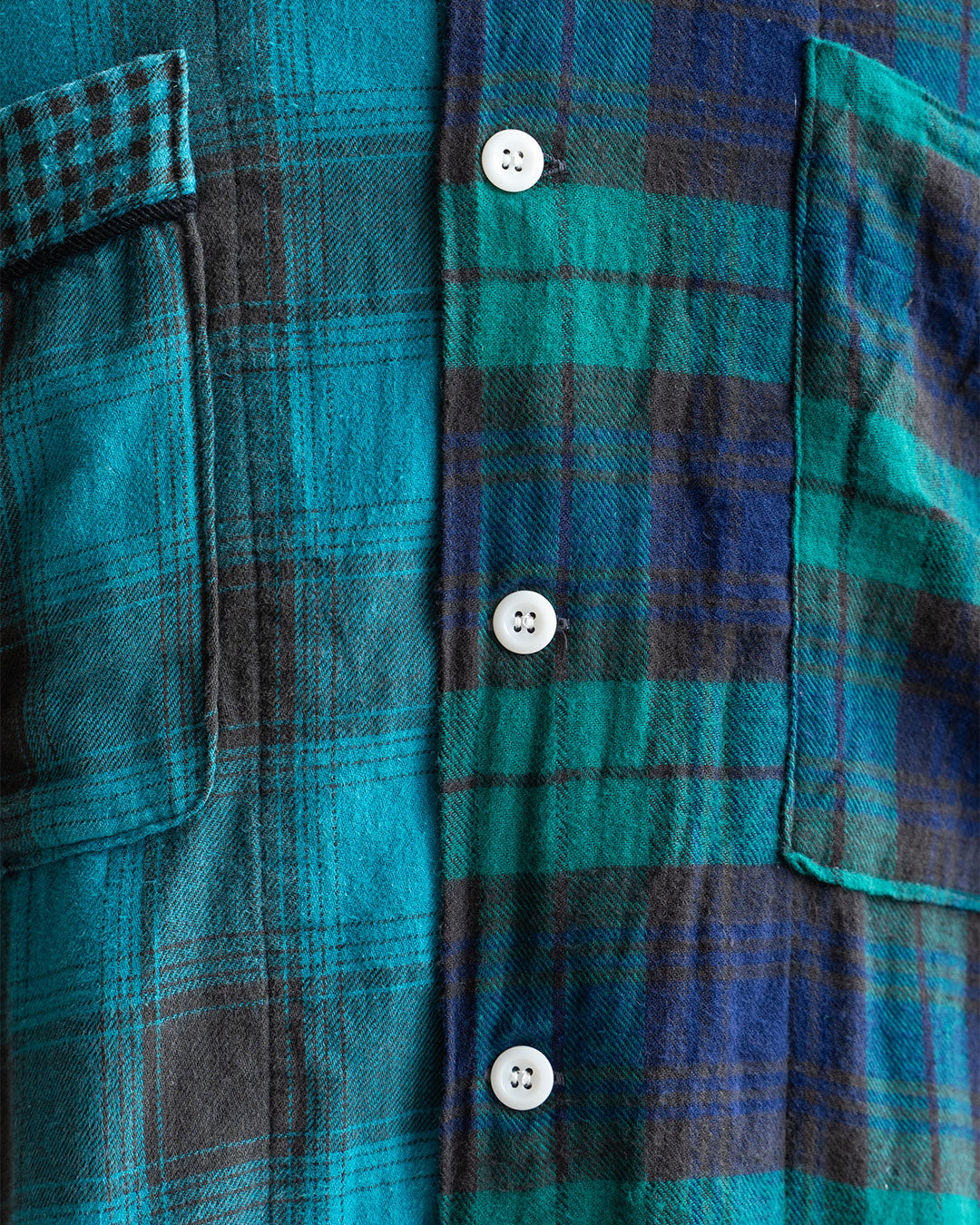 【Made By Sunny Side Up】Remake Patchwork Flannel Shirts ④