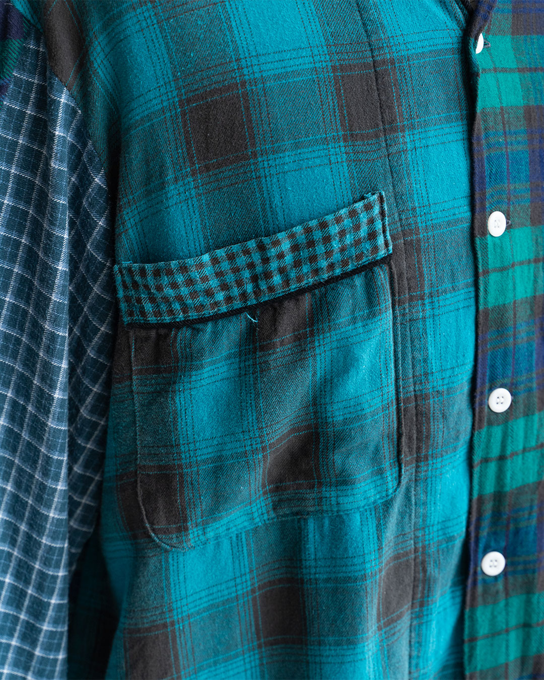 【Made By Sunny Side Up】Remake Patchwork Flannel Shirts ④