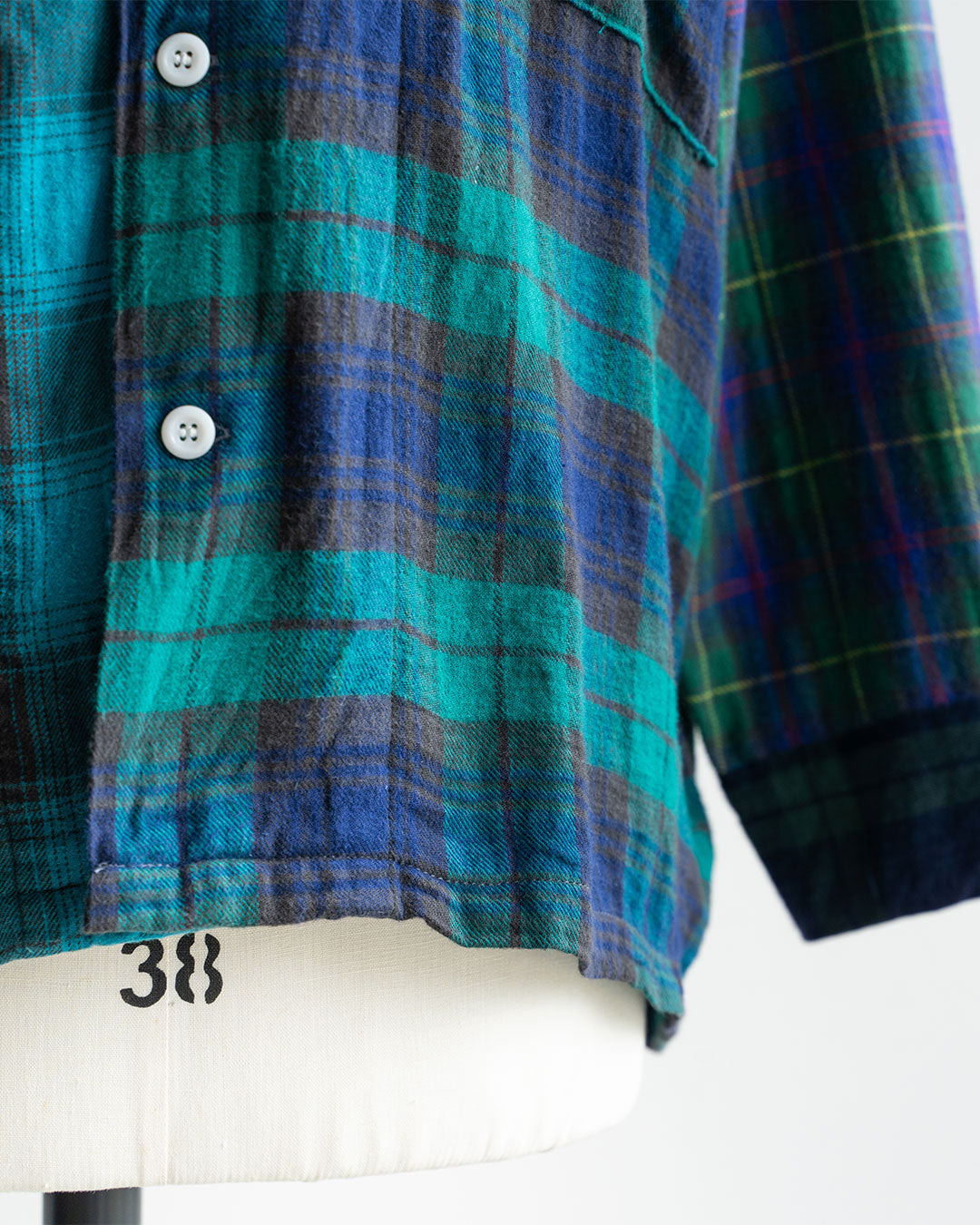 【Made By Sunny Side Up】Remake Patchwork Flannel Shirts ④