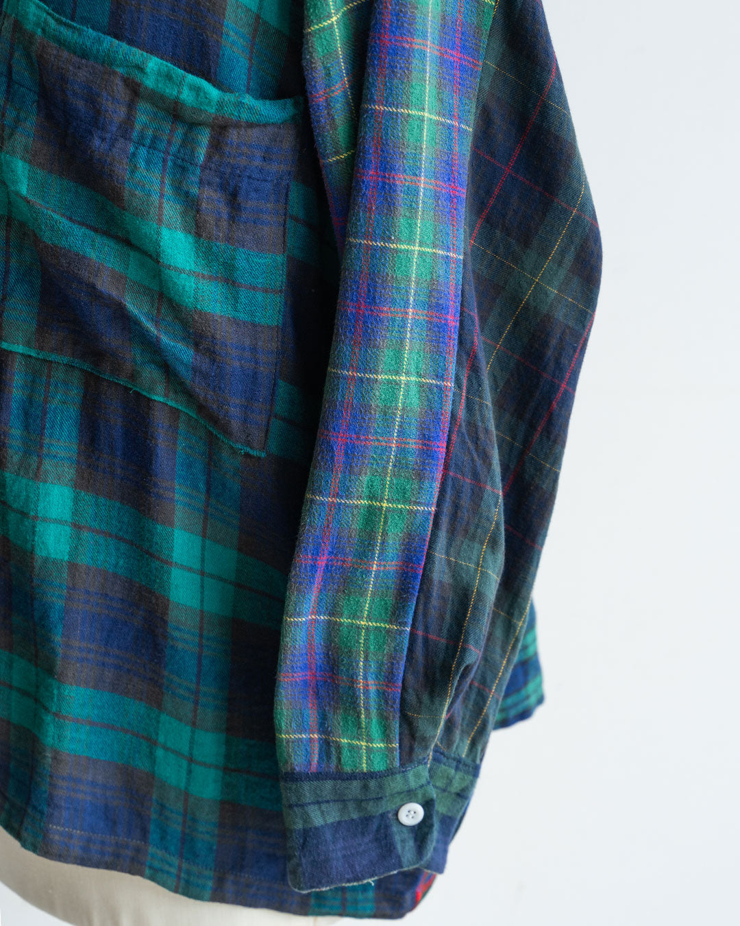 【Made By Sunny Side Up】Remake Patchwork Flannel Shirts ④